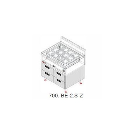 Elektrická vodní lázeň Kromet 1,4 kW, s pod. se zásuvkami